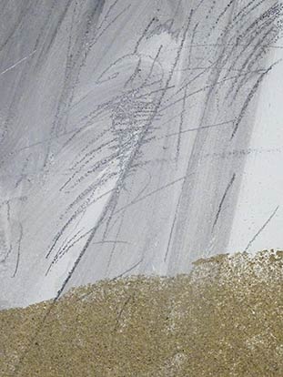 Walter Stach: Großes Selbstporträt. Undatiert (um 1985). Detail