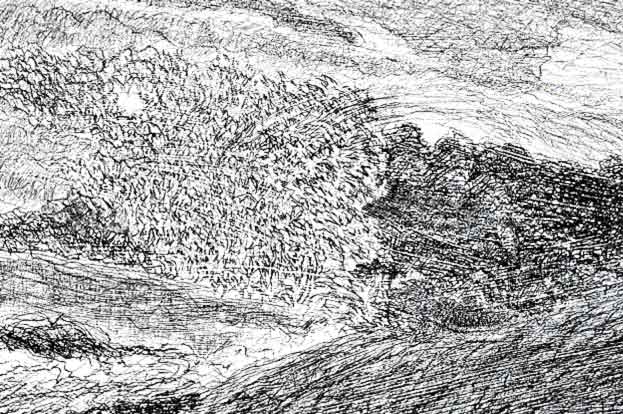 Landschaft ohne Namen / paesaggio senza nome, Ausschnitt