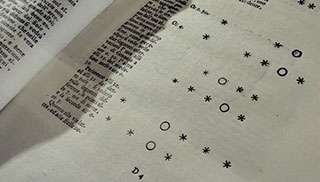 Im "Sternenboten" berichtete Galilei 1610 erstmals von den Jupitermonden (hier ein Nachdruck von 1718). © Pinter