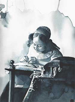 Giulia Andreani
Study for Die Spitzenklöpplerin
Watercolor
31 x 23 cm
2025
art
March 2026