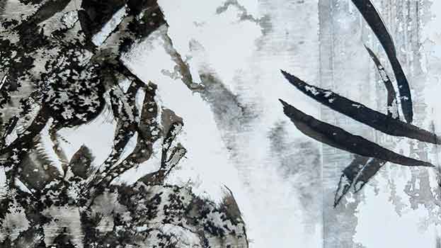 Walter Stach: Calanchi I, 2024. Detail