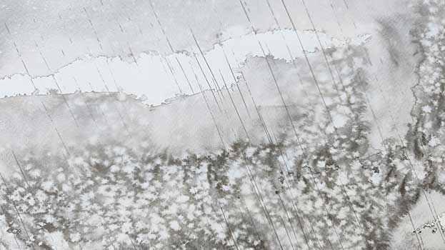 Walter Stach: Calanchi II, 2024. Detail