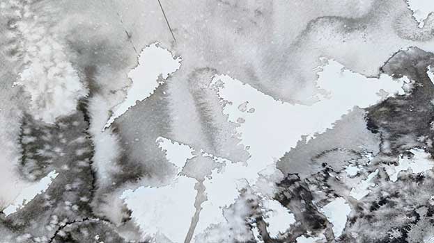 Walter Stach: Calanchi II, 2024. Detail