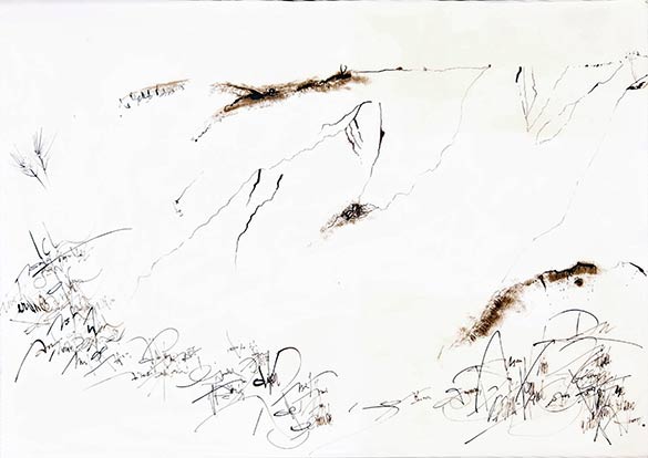 Walter Stach, Sketch on Calanchi, 2024