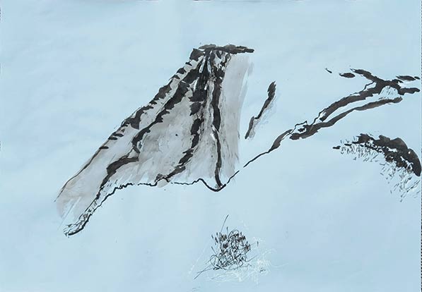 Walter Stach, Sketch on Calanchi, 2024