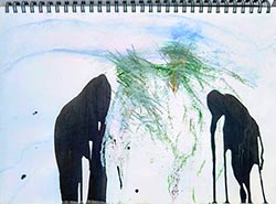 Walter Stach: Sketch on Calanchi, 2024