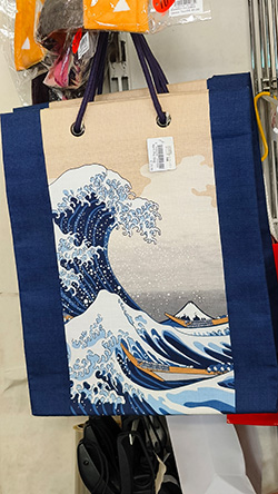 Walter Stach: Carrier bag in Ashia-Shop Vienna. Photo, 2025