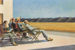 Edward Hopper, People in the Sun. 1969