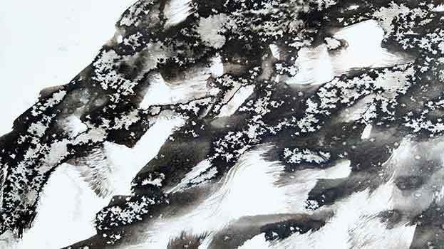 Walter Stach: Calanchi I, 2024. Detail