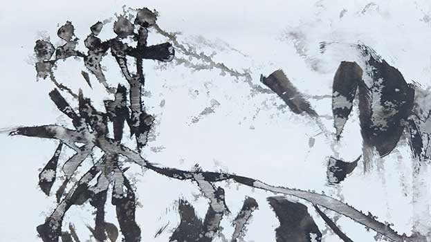 Walter Stach: Calanchi I, 2024. Detail