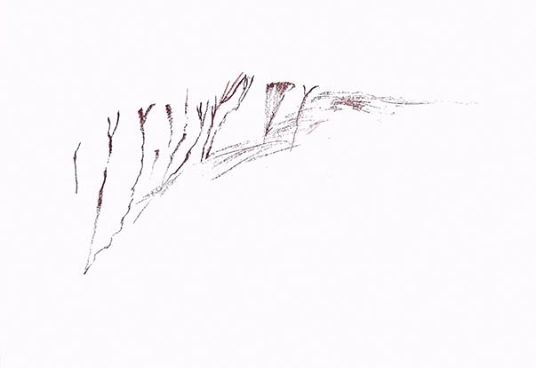 Walter Stach, Sketch on Calanchi, 2024