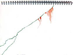 Walter Stach: Sketch on Calanchi, 2024