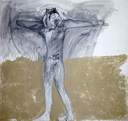 Walter Stach: Large Self-Portrait. Undated (circa 1985)