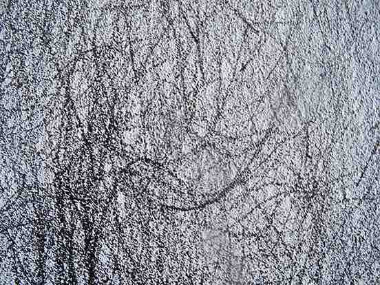 Walter Stach: Torso (Small Self-Portrait), undated (circa 1985). Detail