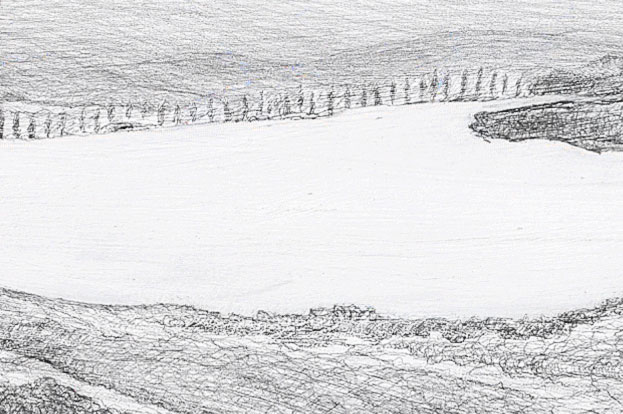 Landschaft ohne Namen / paesaggio senza nome, Ausschnitt