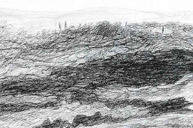 Landschaft ohne Namen / paesaggio senza nome, Ausschnitt