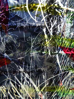 Walter Stach: for Jochen. 2016. Reworked x-ray. Detail