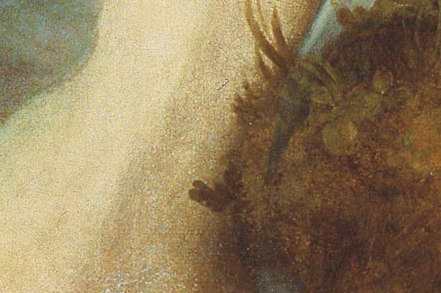 Correggio, Jupiter und Io, Ausschnitt