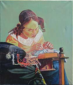 Unknown painter
Photos: Walter Stach
Vienna, Flohmarkt-Naschmarkt 
22-04-23