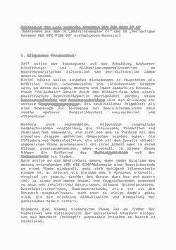 Walter Stach: Rough draft for a possible structure of DER 6TE SINN 07-08