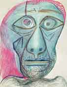 Walter Stach: Picasso. Self-portrait, 1973